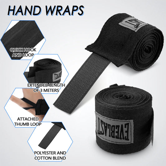 SMART Cotton Boxing Bandages  Soft & Elastic Hand Wraps